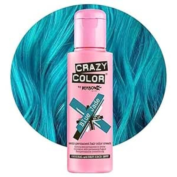 Crazy Color Daļēji pastāvīga matu krāsa krēmkrāsa Crazy Color Renbow 4 x 100 ml