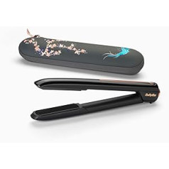 Babyliss 9000RU Wireless Hair Straightener with Battery, Ceramic Plates for Smoother Hair, 15 Seconds Quick Heating, Straightening Hair 200°C Max, Without Cable, 500 g Light