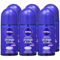 Nivea Nivea Roll-On Protection & Care - 50 ml - Iepakojumā pa 6