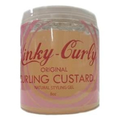 Kinky-Curly Kinky Curly Original Curling Custard Natural Styling Gel 8 unces – 236 ml