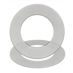 GASKET24 Silikona blīvējums 60° Caurspīdīgs EN 1514-1 IBC DN 50; PN 6 96 x 61 x 2 (50 gab. iepakojumā)