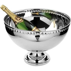 Fink - Punchbowl - Šampanieša dzesētājs - Pudeļu dzesētājs - Jupiters - Ar āmuru - Nerūsējošais tērauds - Diametrs 43 - Augstums 30 cm