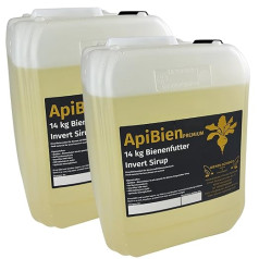 APIBIEN Premium Bee Food Invert Syrup 14 kg Liquid in Canister Backed (2)