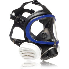 Dräger X-plore 5500 Full Mask Set Including P3 R Particle Filter, Universal Size, Respirator Mask for Craftsmen and DIY Enthusiasts Against Fine Dust/Particles