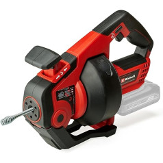 Einhell Cordless cauruļu tīrītājs TE-DA 18/760 Li-Solo Power X-Change (18 V, Li-Ion, 7,6 m gara tīrīšanas spirāle, piemērota caurules diametram 16-55 mm, akumulators un lādētājs nav iekļauti komplektā)