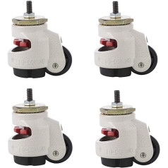 4 Pcs Machine Leveling Roller Eujgoov Industrial Leveling Feet Wheels Heavy Duty Leveling Roller