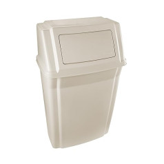 Rubbermaid 56.8L Slim Jim Wall Mounted Container - Beige