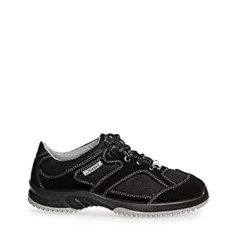 ABEBA 36721-43 ESD Darba apavi UNI6 - Zemie apavi - Velūrs ar elpojošu tekstilizstrādājumu - Klimata klase 1 - Izmērs: 43 - Krāsa: Melna