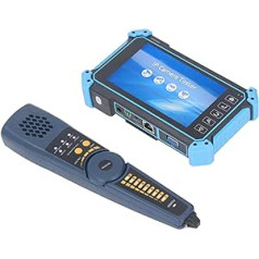 IP-Kameratester, 100–240 VAC H.265 H.264 Codetest 5,4 Zoll IPS-Bildschirm CCTV-Tester für Analoge Kameras (EU-Stecker)