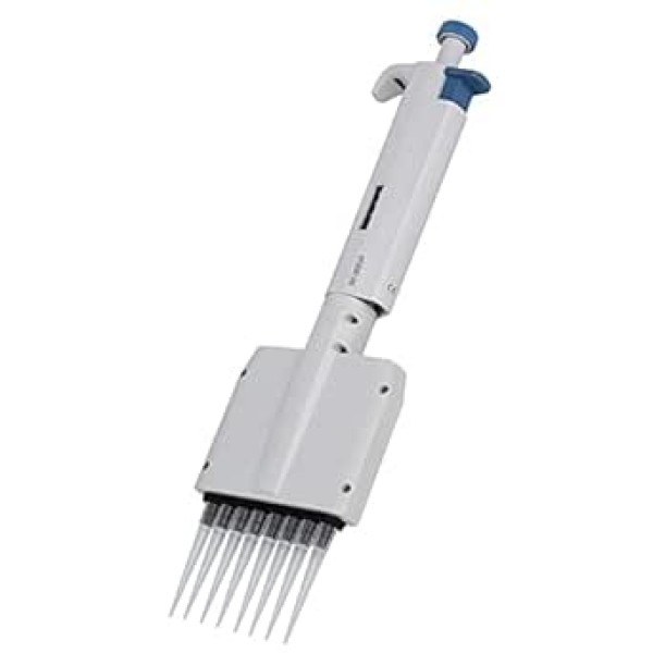 8-Channel 50-300μl Variable Volume Manual Adjustable Mechanical Pipette Pipette Lab Tool