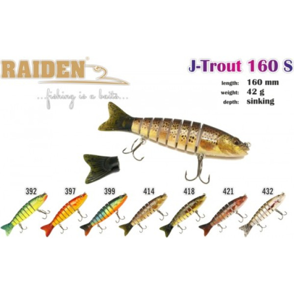 Vobleris RAIDEN «J-Trout» 160 S