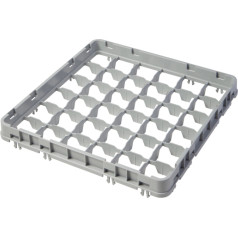 Half Drop E2 stikla virsma CAMBRO grozam 50x50cm 36 nodalījumi - pelēks