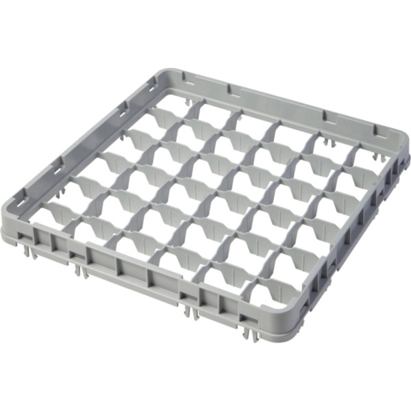 Half Drop E2 stikla virsma CAMBRO grozam 50x50cm 36 nodalījumi - pelēks