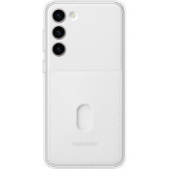 Samsung Galaxy S23+ Frame Cover maciņš ar maināmām muguriņām, balts