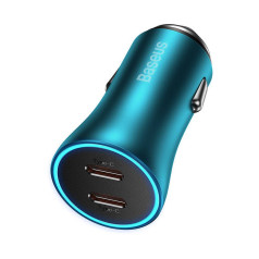 Baseus Pro Golden Contactor Car Charger 2x USB-C / 40W