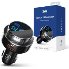 3mk Hyper FM Transmiteris Auto lādētāja raidītājs 2x USB-A / 3A / 15W