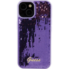 Guess HC Sequin Script Metal Case Защитный Чехол для Apple iPhone 15 Pro