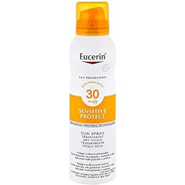 Eucerin Sensitive Protect Sun Spray Transparent Dry Touch SPF30