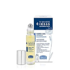 Helan , IREOS Eye Contour Dark Circles Lifting Effect, Acu kontūru serums un iztukšošanas maisiņi gēla formulā ar svaiga tērauda rullīti - ādas kopšanas līdzeklis ar pretnovecošanās efektu ar kofeīnu, 10