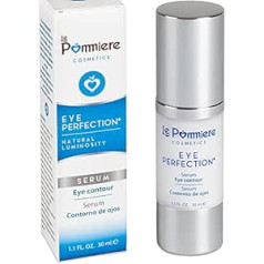 Le Pommiere Eye Contour Serum 30ml acu kopšanas līdzeklis ar hialuronskābi un kolagēnu. Mitrina acu kontūru un samazina vārnu pēdas