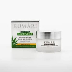 Kumari Ultra Sensitive dienas un nakts krēms 50 ml īpaši jutīgai ādai ar svaigu alveju un kumelītēm