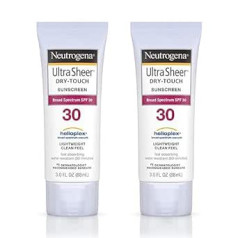 Neutrogena 2 x Neutrogena Ultra Sheer Sunblock SPF 30 (Sun Protection Lotion, Waterproof) from USA