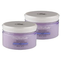 Obeyyourbody 2 x Obey Your Body Body Scrub tīrīšanas ķermeņa skrubis Paris Je 100 ml