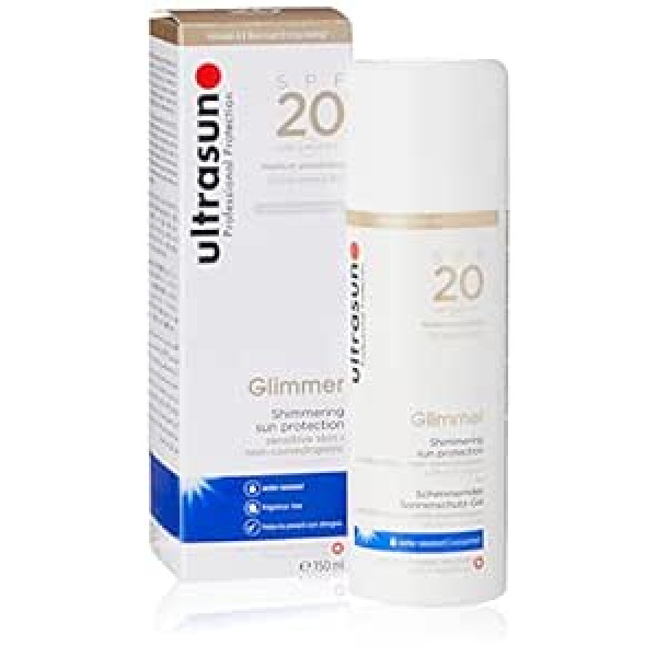 Ultrasun Glimmer Spf 20, 150 ml