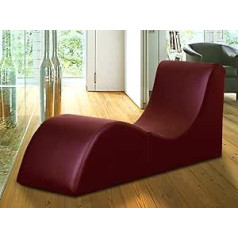 By Nito autors: nito Sex Sofa Erotiskais dīvāns Gamer krēsls Kamasutra Lounger Love Toy (Bordo sarkana, mākslīgā āda)