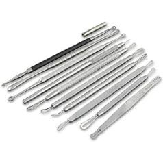 ‎Instrumentenrw Professional Comedone Squeezer Blackhead Remover Set of 10 Stainless Steel