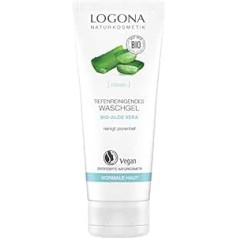 ‎Logona Naturkosmetik Logona Classic Deep Cleansing Wash Gel Organic Aloe Vera (6 x 100 ml)