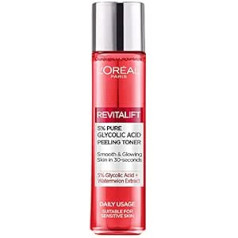 L'oréal Paris L'Oreal Paris 5% glikolskābes pīlinga toniks Revitalift glikola toniks gludai un mirdzošai ādai 180 ml