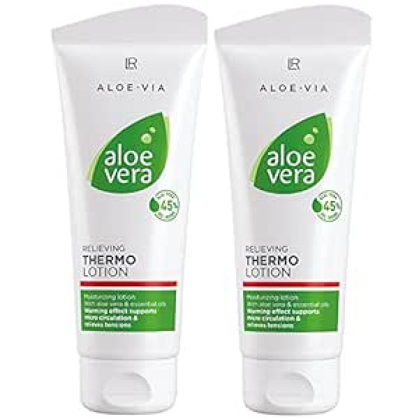 L R R LR Aloe Via Aloe Vera Relaxing Thermolotion 2 x 100 ml