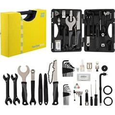 3min19sec Bicycle tool set, 38 piece bicycle tool box, repair set with almost everything necessary for working on mountain bike, road bike or trekking and city bike.