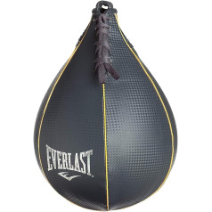 Everlast Unsiex Adult Sports Boxing Punching Ball Everhide Speed Bag, Grey, 9 x 6