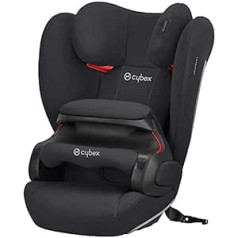 CYBEX Silver Pallas B-Fix Child’s Car Seat for Cars with and without ISOFIX, Group 1/2/3 (9-36 kg), from approx. 9 Months to 12 Years, Volcano Black
