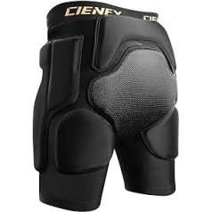 Cienfy 3D защита бедер Шорты с подкладкой из этиленвинилацетата Ударные брюки Копчик Pad для катания на лыжах, скейтборде, сноуборде и катании н