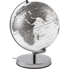 Globe LED gaismas bumba sudraba metāla pamatnes diametrs: 30 cm