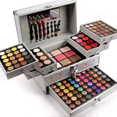 132 Farben Schmink Set Make-up Kit Geschenk Kosmetik Set, FantasyDay 94 Warme Natürliche Lidschatten Palette mit Concealer, Gesicht Puder, Rouge, Lippenstift, Augenbrauenpuder und Eyeliner #2