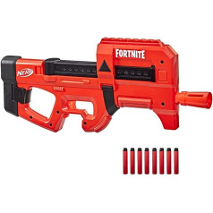 Nerf Fortnite Compact SMG motorisierter Blaster, Ultrarot-Tarnung, 8-Dart Magazin, 8 Nerf Elite Darts aus Schaumstoff