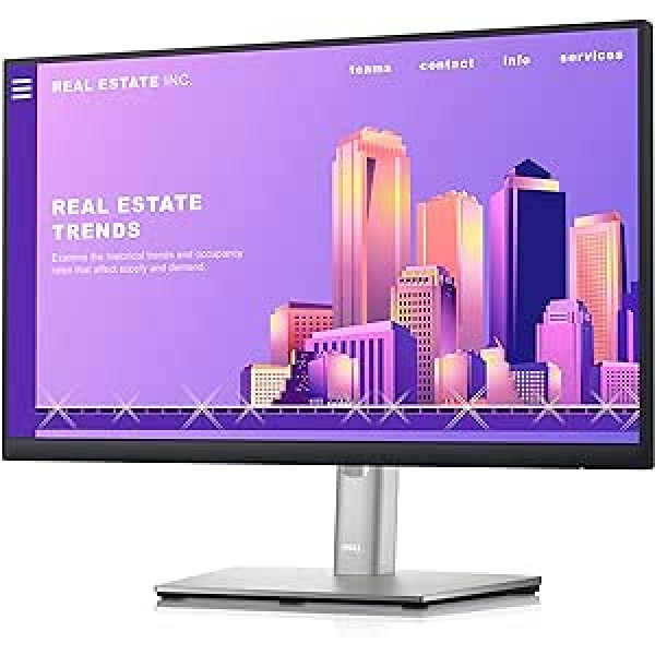 Монитор Dell E2222H, 21,5 дюйма, Full HD (1920 x 1080), 60 Гц, ВА, 5 мс, DisplayPort, VGA, черный