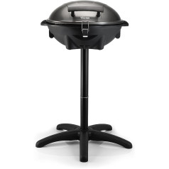 Tristar elektrischer Tisch- und Standgrill - 46x35cm Grillfläche, 3M Kabelzuleitung, inkl. Druckgussplatte, regelbare Heizstufe, 2200 vati, BQ-2816