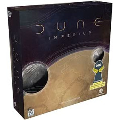 Asmodee Dire Wolf Digital Dune: Empire Basic spēle nominēta 2022. gada stratēģijas spēles cienītāju kategorijā 1–4 spēlētāji no 13 gadiem un 60–120 minūtēm vācu valodā