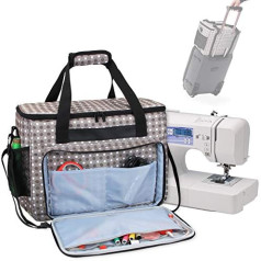 Teamoy Sewing machine bags, transport and storage bag for most common household sewing machines and sewing machine accessories