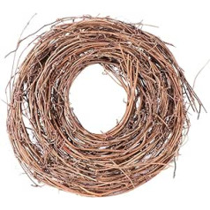 WINOMO Grape Vine Wreath Christmas Rattan Wreath Garland Decoration for Christmas Holiday Craft or Wedding Supplies