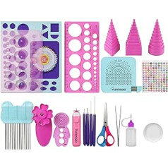 Paper Quilling Tool Yurroad Starter Set 19 Packs DIY Tool Set