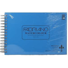 RKB Fat Pad Fabriano Watercolor 19 x 28cm 25 loksnes 280gsm Nav