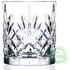 RCR 23853020006 Crystal Melodia viskija glāzes, 230 ml viskija glāzītes (6 komplektā)