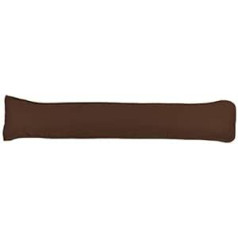 Chocolate Brown Polycotton Draught Excluder 92cm x 20cm