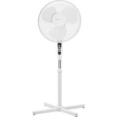 Clatronic VL 3603 S statīva ventilators 40 cm diametrs, svārstīgs, 3 ātrumi, regulējams slīpums